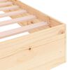 vidaXL Bedframe massief hout 120x190 cm