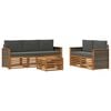 vidaXL Sofa-Sets Massief Acaciahout