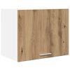 vidaXL Hangkast 2 pcs Ambachtelijke Eik en Wit 50 x 31 x 40 cm