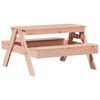 vidaXL Picknicktafel voor kinderen 88x97x52 cm massief douglashout