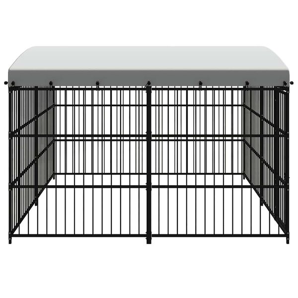 vidaXL Hondenkennel voor buiten met dak 300x300x210 cm