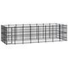 vidaXL Hondenkennel 22,12 m&sup2; staal