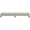 vidaXL Boxspring bed 90x190 cm stof lichtgrijs