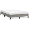 vidaXL Bedframe zonder matras 120x190 cm fluweel lichtgrijs