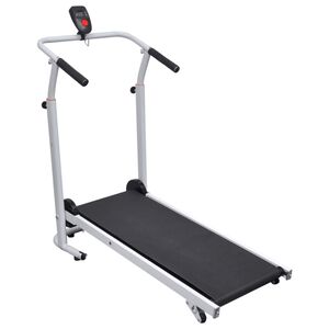 vidaXL Mini-loopband inklapbaar 93x36 cm zwart