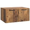vidaXL Wandbeugel TV-kast Oud hout 59,5 x 41 x 30 cm Bewerkt hout