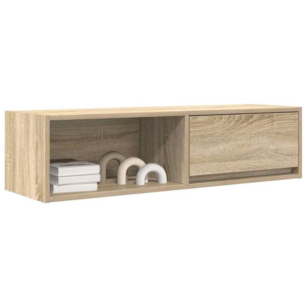 vidaXL Tv-meubelen 2 st 100x31x25,5cm bewerkt hout sonoma eikenkleurig