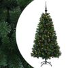 vidaXL Kunstkerstboom met kerstballen 120 cm 150 LED's Warmwit