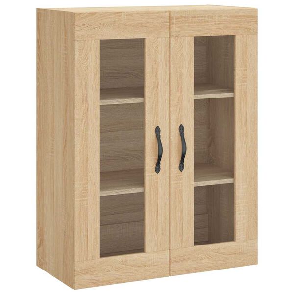 vidaXL Wandkast 69,5x34x90 cm bewerkt hout sonoma eikenkleurig