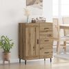 vidaXL Dressoir met lade Artisan Eiken 69,5 x 34 x 90 cm
