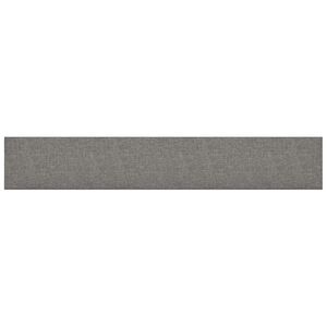 vidaXL Wandhoofdbord 12 st 90 x 15 cm Lichtgrijs Stof