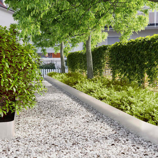 vidaXL Gazonranden 30 st 20x103 cm roestvrij staal