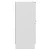vidaXL Dressoir 30x30x70 cm bewerkt hout wit