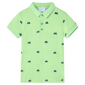 Kinderpoloshirt 92 neongroen