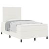 vidaXL Boxspringbed Cr&egrave;me en Wit 120 x 190 cm Katoen Stof