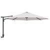 vidaXL Tuinparasol Beige en zwart 248 x 248 x 148 cm