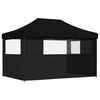 vidaXL Partytent Zwart 292 x 440 x 315 cm Oxford Stof