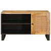 vidaXL TV-kast met opslag Bruin 80 x 33 x 46 cm Massief Mango Hout