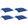 vidaXL Palletkussens 4 st 50x50x7 cm oxford stof blauw
