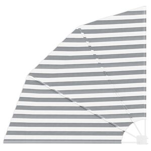 vidaXL Balkon Privacy Scherm 140 x 140 cm Polyester Antraciet en Wit