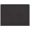 vidaXL Dressoir 99x39x73 cm staal zwart