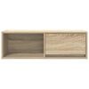 vidaXL Tv-meubels 2 st 80x31x25,5 cm bewerkt hout sonoma eikenkleurig