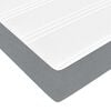 vidaXL Bedframe met matras Lichtgrijs 120 x 200 cm Stof