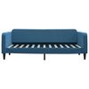 vidaXL Slaapbank met onderschuifbed 90x200 cm fluweel blauw