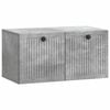 vidaXL Wandbeugel TV-kast Betongrijs 59,5 x 31 x 30 cm Bewerkt hout