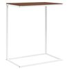 vidaXL Bijzettafel 55x35x66 cm bewerkt hout wit