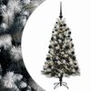 vidaXL Kunstkerstboom met scharnierende takken en kerstballen 120 cm