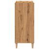 vidaXL Platenkast 84,5x38x89 cm bewerkt hout artisanaal eikenkleur
