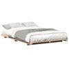 vidaXL Bedframe Bruin 135 x 190 cm Massief grenenhout