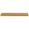 vidaXL Wandplank met opslag 2 pcs Beige 90 x 23,5 x 4 cm Bewerkt hout
