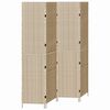vidaXL Kamerverdeler Beige 195 x 200 cm poly rattan