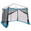 vidaXL Binnentent met dak met opslag Blauw 303 x 303 x 196 cm taft