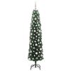 vidaXL Kunstkerstboom Groen 180 cm PVC en Staal en Kunststof