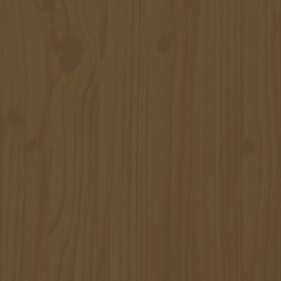 vidaXL Hoofdbord 141x4x100 cm massief grenenhout honingbruin