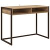 vidaXL Bureau Ambachtelijk eiken 100 x 50 x 75 cm Bewerkt hout