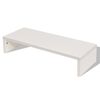 vidaXL Tv-/monitorstandaard 60x23,5x12 cm bewerkt hout wit