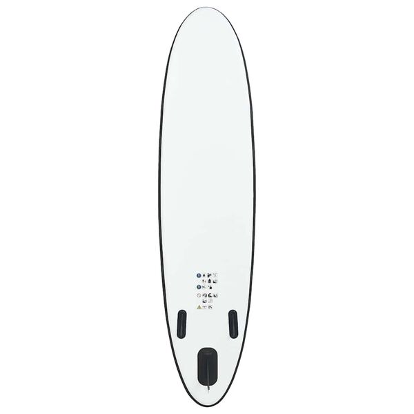 vidaXL Stand Up Paddleboardset opblaasbaar zwart en wit