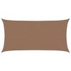 vidaXL Zonneschaduwzeil Rechthoekig 2,5 x 6 m HDPE Taupe