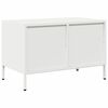 vidaXL Tv-meubel 68x39x43,5 cm koudgewalst staal wit