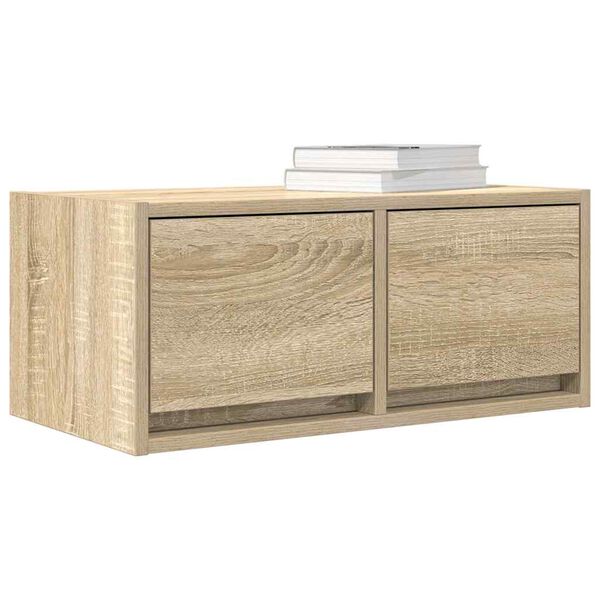 vidaXL Tv-meubelen 2 st 60x31x25,5 cm bewerkt hout sonoma eikenkleurig