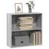 vidaXL Boekenkast 80x30x77 cm bewerkt hout grijs sonoma eikenkleurig