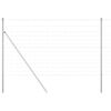 vidaXL Grond Fix Gelast Draadhek 25 x 1,4 m Gegalvaniseerd staal Mesh