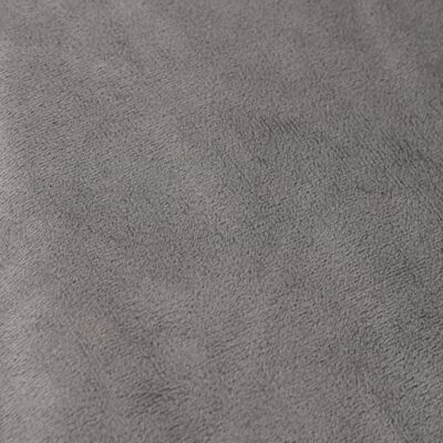 vidaXL Verzwaringsdeken met hoes 120x180 cm 5 kg stof grijs