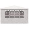 vidaXL Partytent met zijwanden professioneel 90 g/m² 4x9 m wit