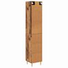 vidaXL Hoge kast 2 pcs Oud Hout Bewerkt hout