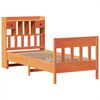 vidaXL Bedframe zonder matras massief grenenhout wasbruin 75x190 cm